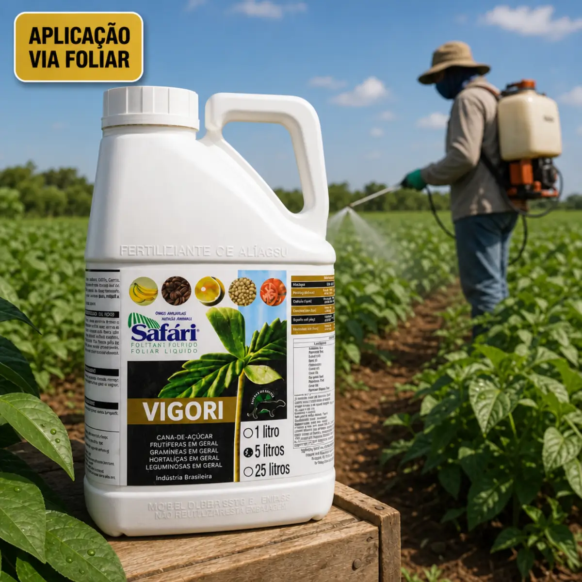 Fertilizante Foliar Vigori – Mix Completo de Micronutrientes - 5 Litros 4 Fertilizante Foliar Vigori – Mix Completo de Micronutrientes - 5 Litros - Imagem 4