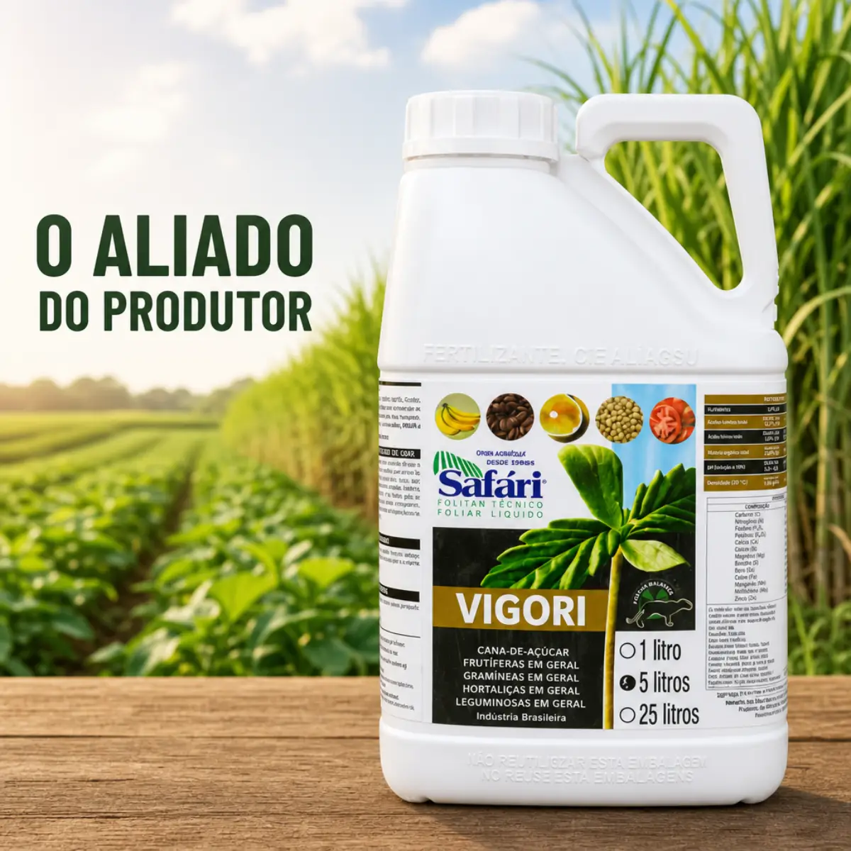 Fertilizante Foliar Vigori – Mix Completo de Micronutrientes - 5 Litros 9 Fertilizante Foliar Vigori – Mix Completo de Micronutrientes - 5 Litros - Imagem 9
