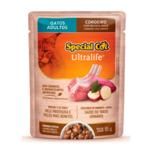 Sachê Special Cat Ultralife adulto de cordeiro.