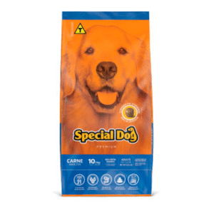 Ração Special Dog AD 10kg de carne.