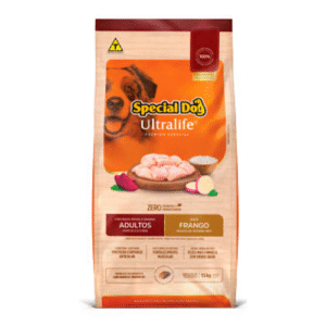 Ração Special Dog Ultralife RM/G Frango Adulto de 15kg.