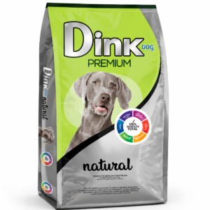 Ração Dink Dog Premium Natural para Cães Adultos Sabor Carne