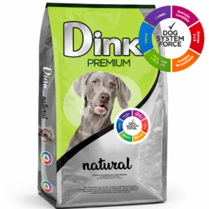 Ração Dink Dog Premium Natural para Cães Adultos Sabor Carne