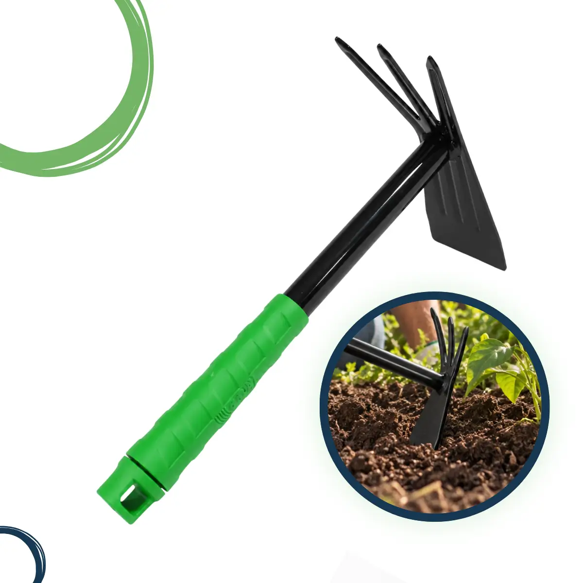 Cultivador Duplo para Jardim 2 Cultivador Duplo para Jardim - Imagem 2