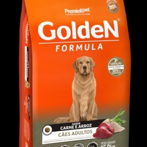 Ração Golden Formula Cães Adulto Sabor - Carne e Arroz Pague 14kg e Leve 15kg