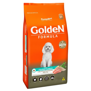 Ração Golden Fórmula para Cães Adultos Raças Pequenas Sabor Frango – Mini Bits – Ração para Cães Adultos | Barracão do Adubo