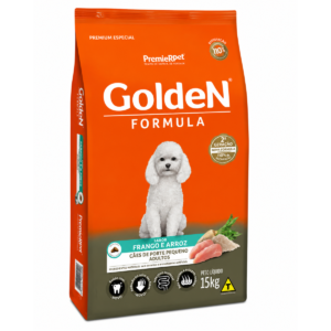 Ração Golden Fórmula para Cães Adultos Raças Pequenas Sabor Frango – Mini Bits
