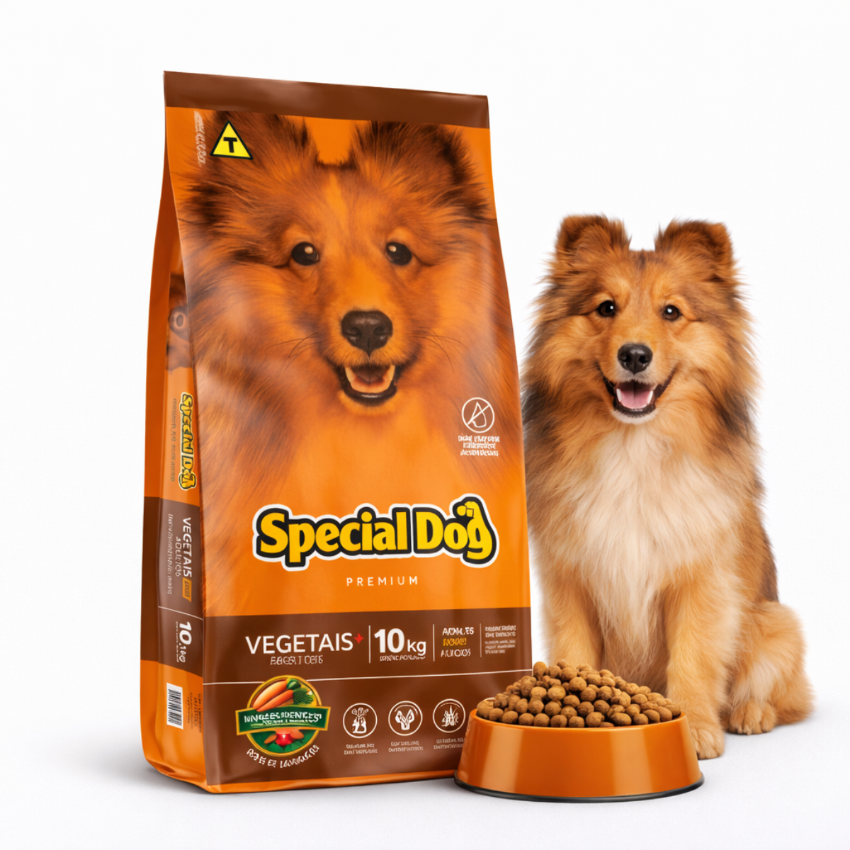 Ração Special Dog Premium Pro para Cães Adultos Sabor Vegetais 6 Ração Special Dog Premium Pro para Cães Adultos Sabor Vegetais - Imagem 6