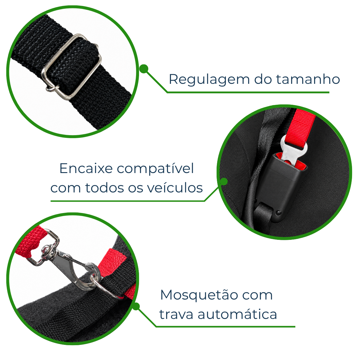 Cinto de Segurança Nylon Tam G 4 Cinto de Segurança Nylon Tam G - Imagem 4