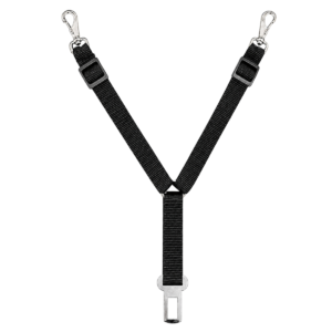 Cinto de Segurança Duplo Nylon Preto